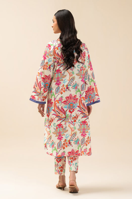 2 PIECE PRINTED LAWN SUIT (PRET)
