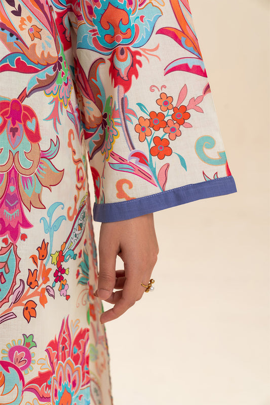 2 PIECE PRINTED LAWN SUIT (PRET)