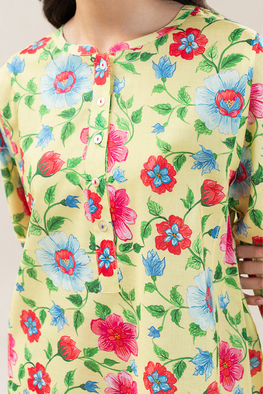 2 PIECE PRINTED LAWN SUIT (PRET)