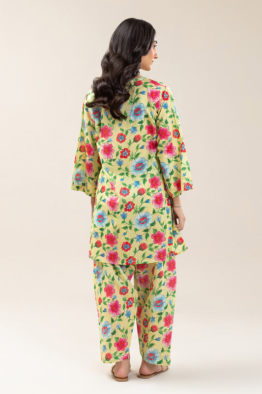 2 PIECE PRINTED LAWN SUIT (PRET)