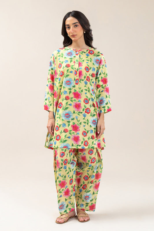 2 PIECE PRINTED LAWN SUIT (PRET)