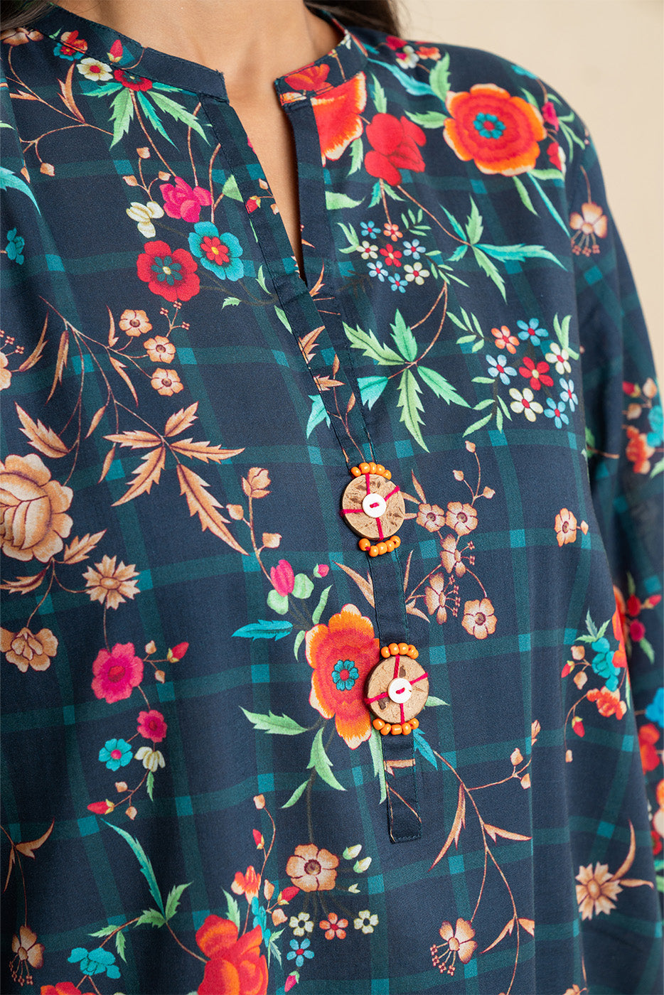 EMBROIDERED LAWN SHIRT (PRET)