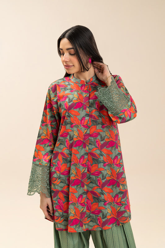 EMBROIDERED LAWN SHIRT (PRET)