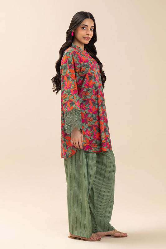 EMBROIDERED LAWN SHIRT (PRET)