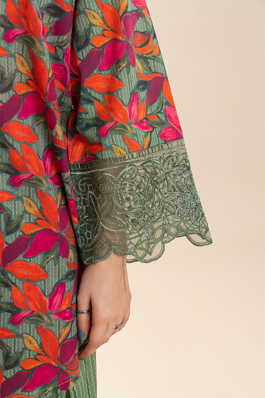 2 PIECE EMBROIDERED LAWN SUIT (PRET)