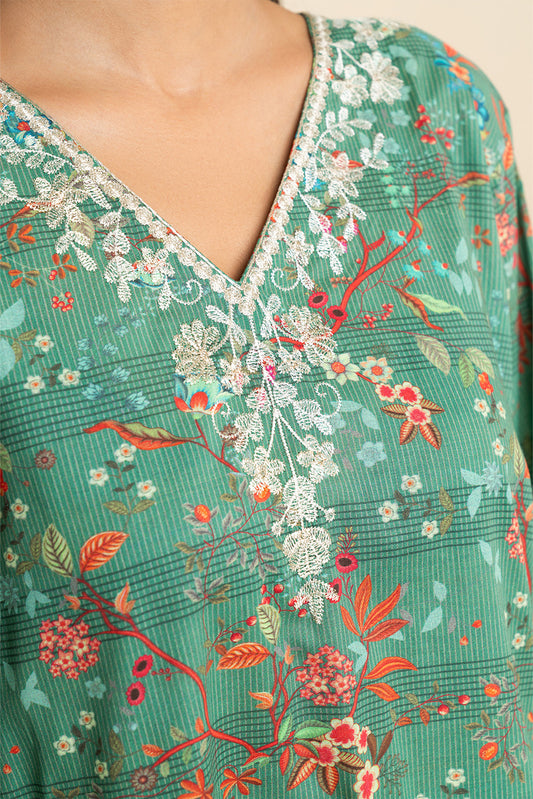 2 PIECE EMBROIDERED LAWN SUIT (PRET)