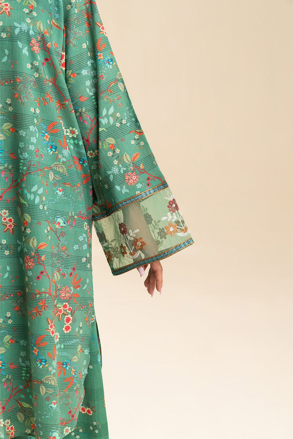2 PIECE EMBROIDERED LAWN SUIT (PRET)