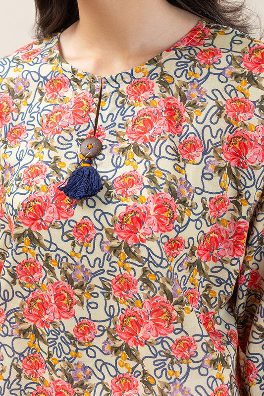 PRINTED LAWN SHIRT (PRET)