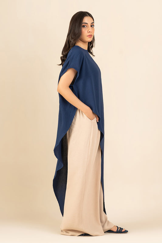 SOLID POLY CREPE SHIRT (FUSION)