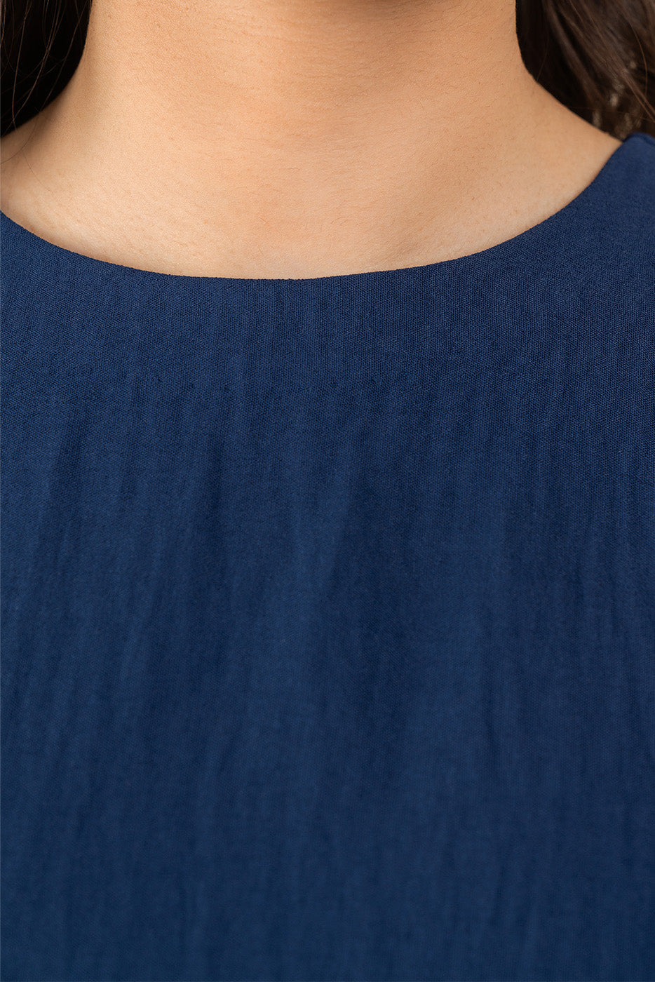 SOLID POLY CREPE SHIRT (FUSION)