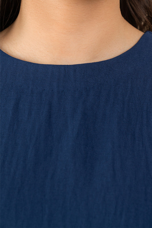 SOLID POLY CREPE SHIRT (FUSION)