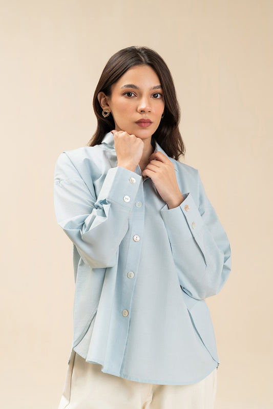 EMBROIDERED COTTON LINEN TOP (FLOW)