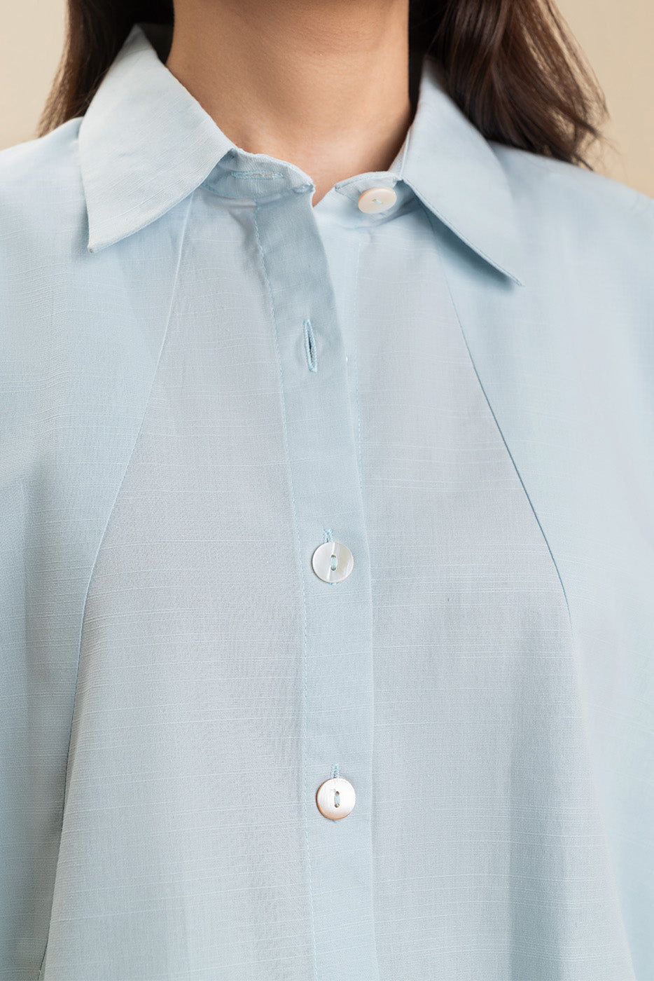 EMBROIDERED COTTON LINEN TOP (FLOW)