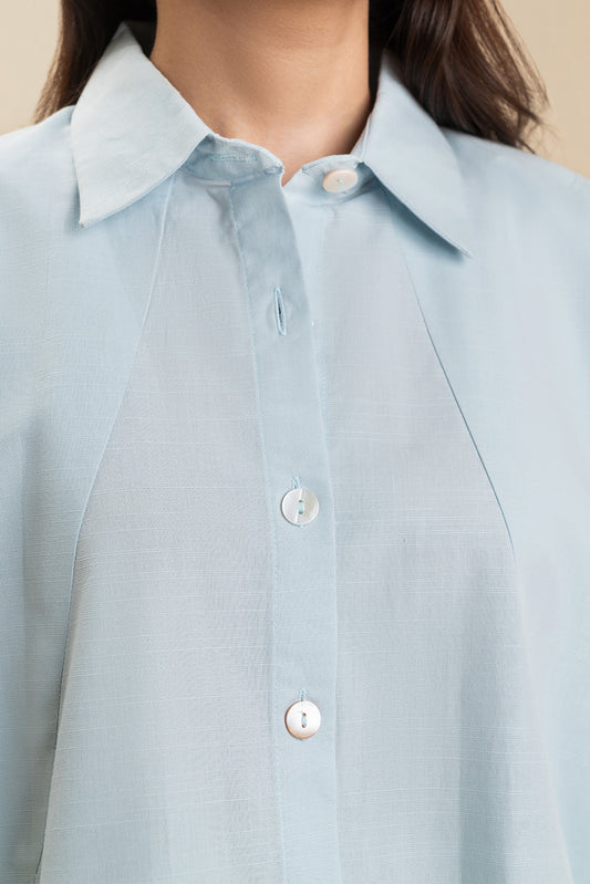 EMBROIDERED COTTON LINEN TOP (FLOW)