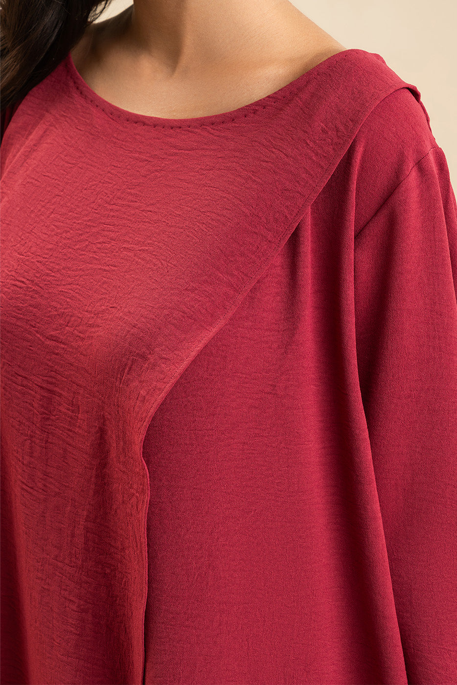 POLY CREPE DRESS (FLOW)