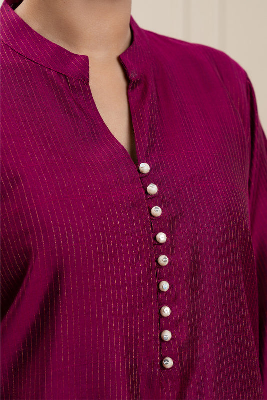 3 PIECE EMBROIDERED TWO TONE MISSOURI SUIT (HIGH CASUAL)