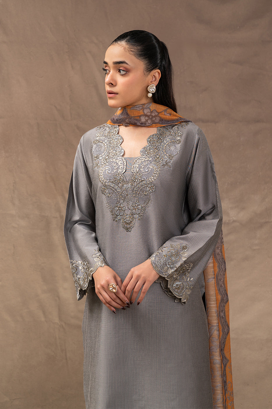 3 PIECE EMBROIDERED MISSOURI SUIT (HIGH CASUAL)