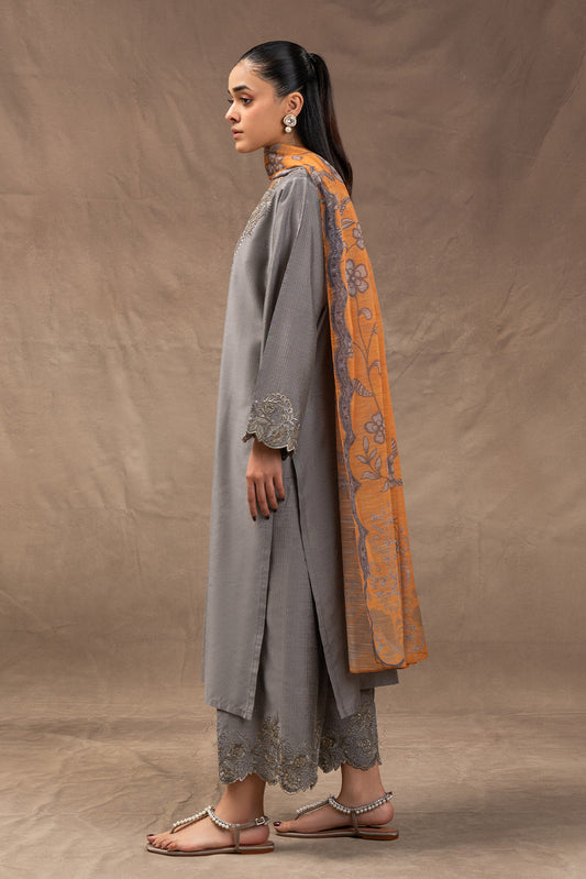 3 PIECE EMBROIDERED MISSOURI SUIT (HIGH CASUAL)