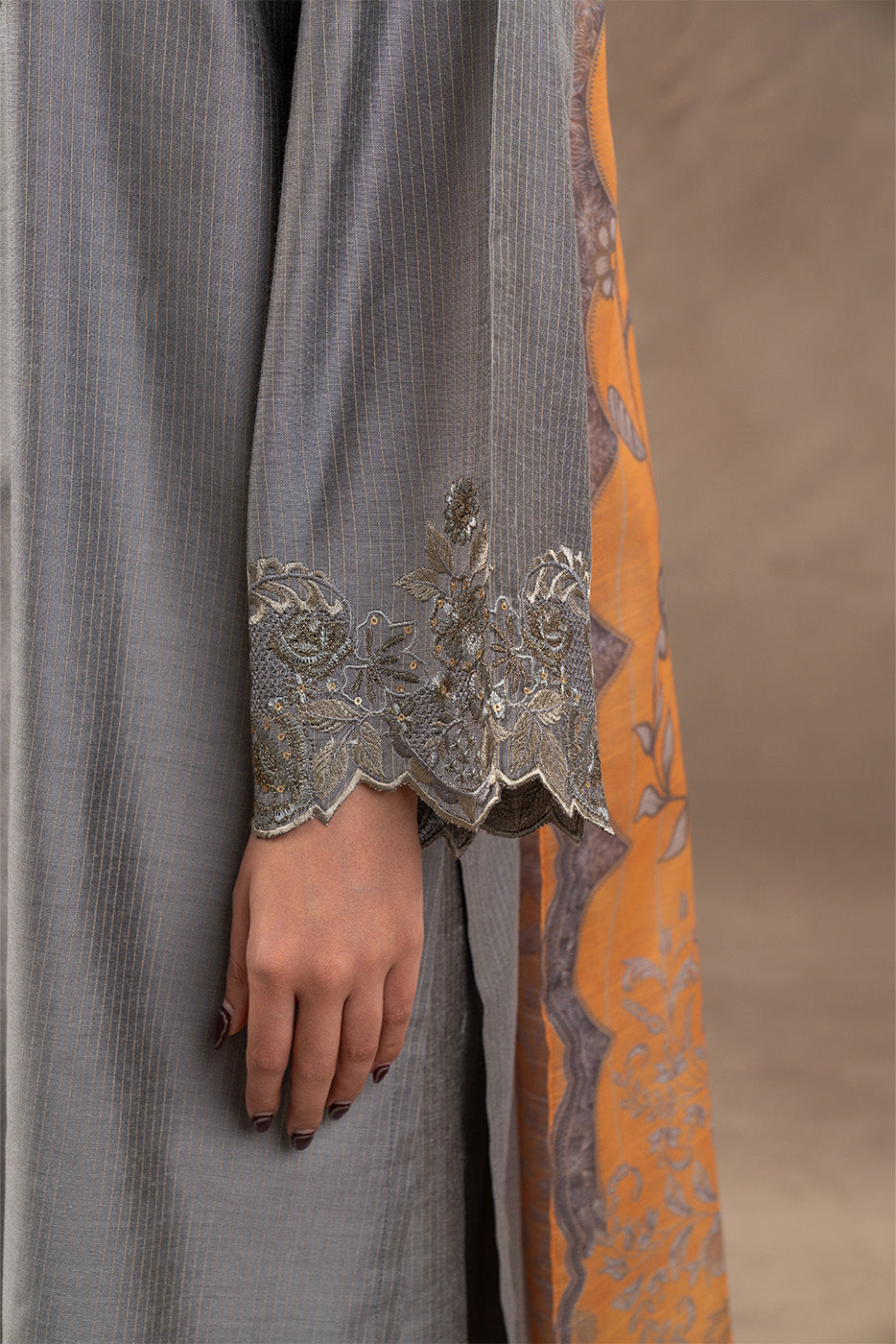 3 PIECE EMBROIDERED MISSOURI SUIT (HIGH CASUAL)