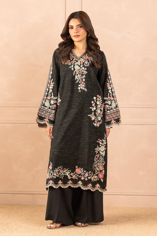 2 PIECE EMBROIDERED ZARI JACQUARD SUIT (LUXURY PRET)