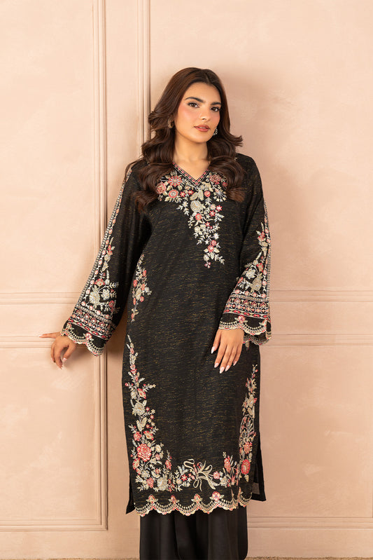 2 PIECE EMBROIDERED ZARI JACQUARD SUIT (LUXURY PRET)