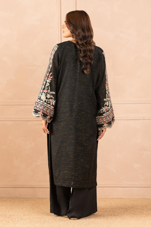 2 PIECE EMBROIDERED ZARI JACQUARD SUIT (LUXURY PRET)
