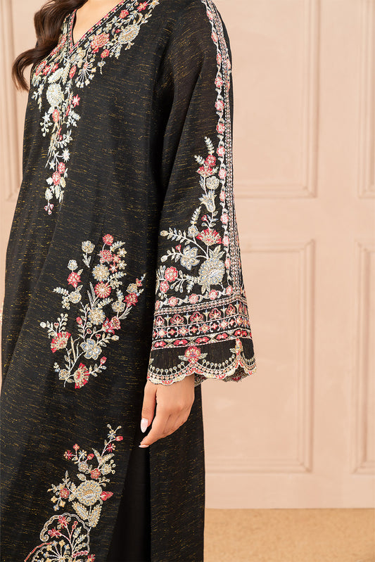 EMBROIDERED ZARI JACQUARD SHIRT (LUXURY PRET)