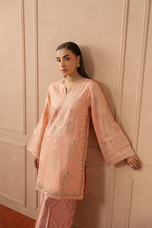 2 PIECE EMBROIDERED ZARI JACQUARD SUIT (LUXURY PRET)