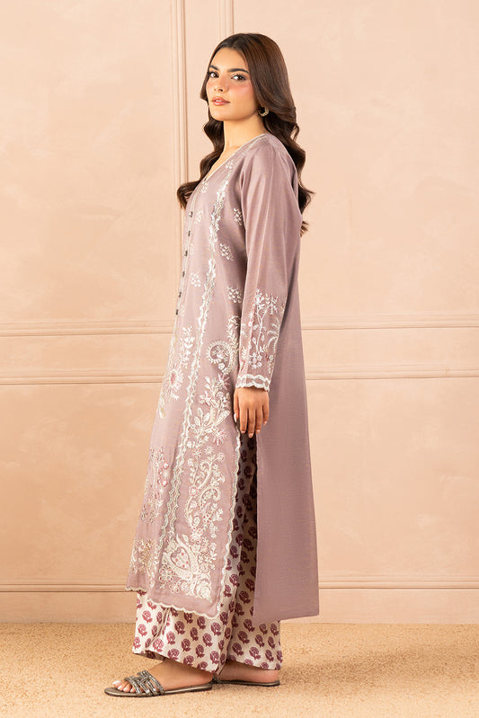2 PIECE EMBROIDERED ZARI JACQUARD SUIT (LUXURY PRET)