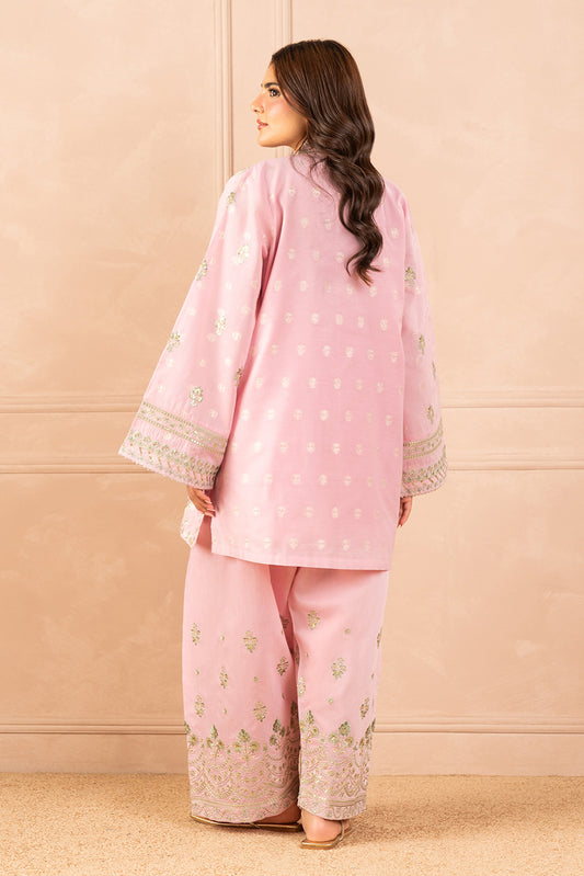 2 PIECE EMBROIDERED ZARI JACQUARD SUIT (LUXURY PRET)