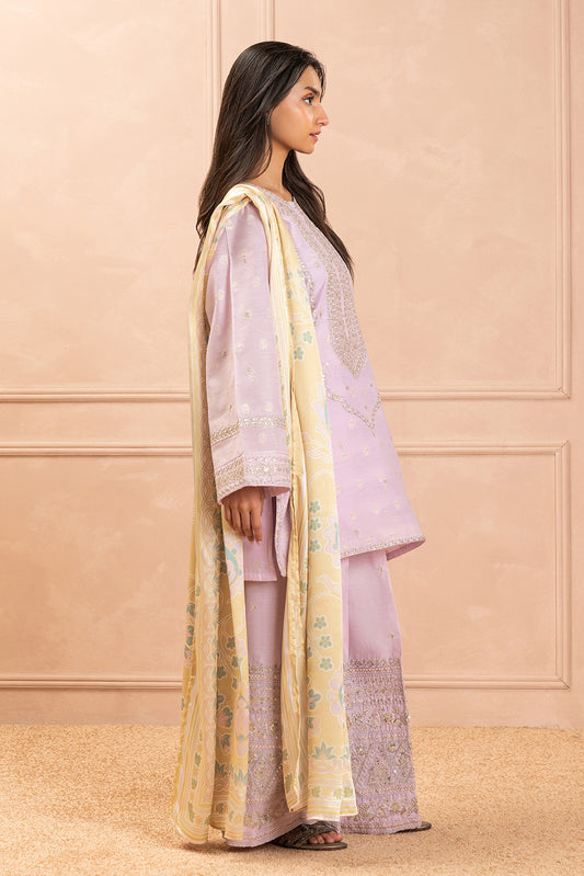 EMBROIDERED ZARI JACQUARD SHIRT (LUXURY PRET)