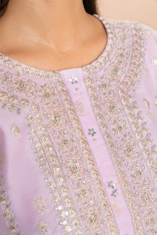 EMBROIDERED ZARI JACQUARD SHIRT (LUXURY PRET)