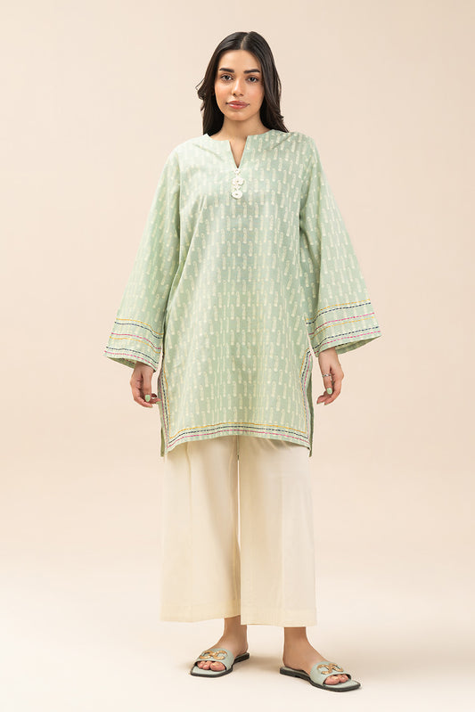 PRINTED SLUB SHIRT (PRET)