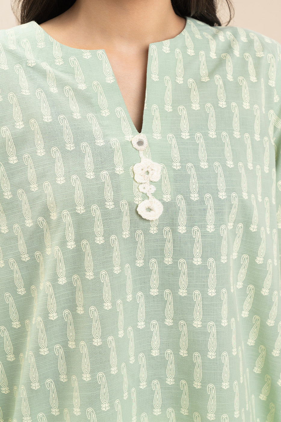 PRINTED SLUB SHIRT (PRET)
