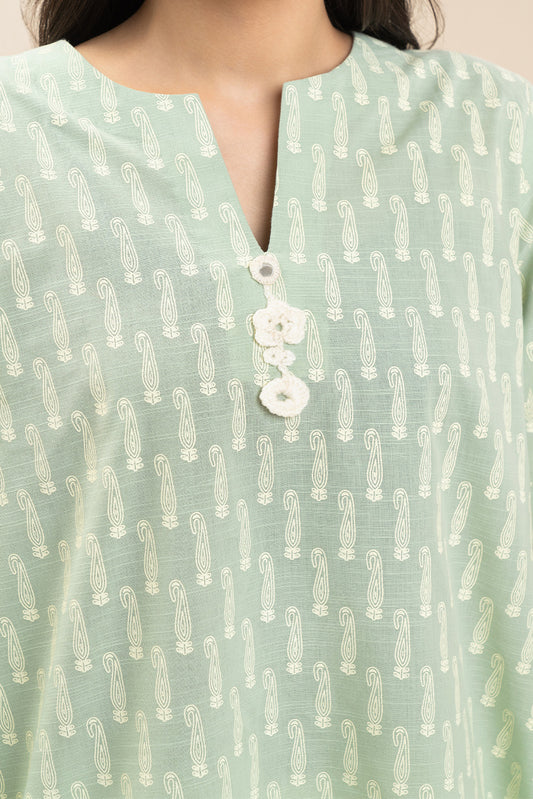 PRINTED SLUB SHIRT (PRET)