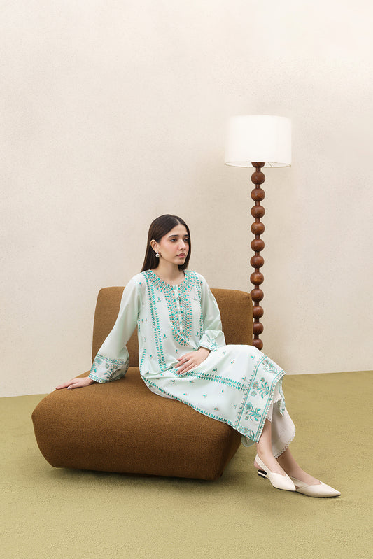 EMBROIDERED LAWN SHIRT (PRET)