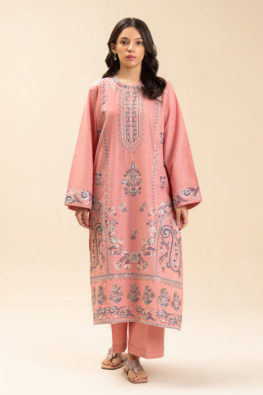 2 PIECE EMBROIDERED MULTI NEPS SUIT (PRET)