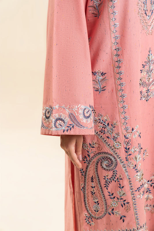 2 PIECE EMBROIDERED MULTI NEPS SUIT (PRET)