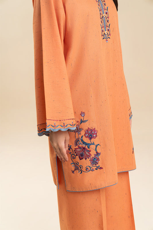 2 PIECE EMBROIDERED MULTI NEPS SUIT (PRET)