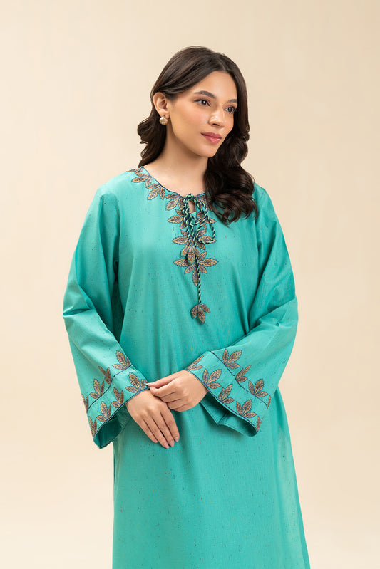 2 PIECE EMBROIDERED MULTI NEPS SUIT (PRET)