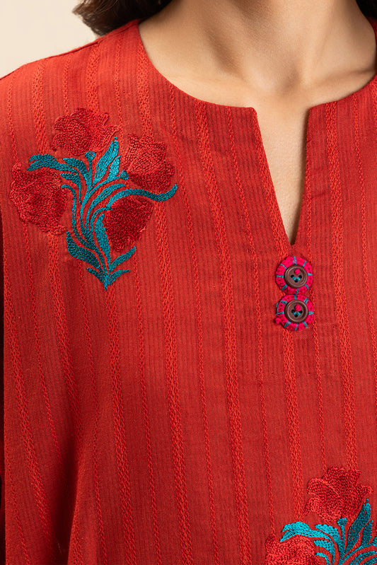 2 PIECE EMBROIDERED NENO KARA SUIT (PRET)