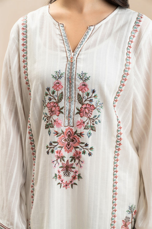 2 PIECE EMBROIDERED NENO KARA SUIT (PRET)