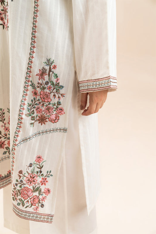 2 PIECE EMBROIDERED NENO KARA SUIT (PRET)