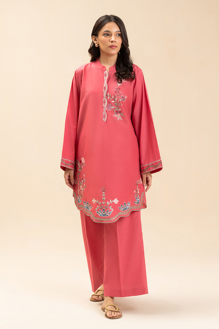 2 PIECE EMBROIDERED LAWN SUIT (PRET)