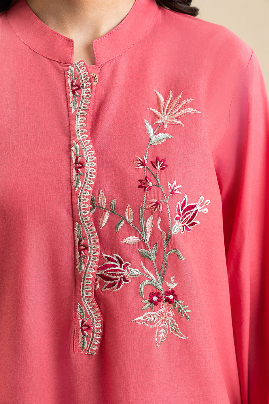 2 PIECE EMBROIDERED LAWN SUIT (PRET)