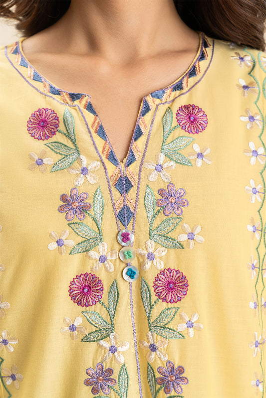 2 PIECE EMBROIDERED LAWN SUIT (PRET)
