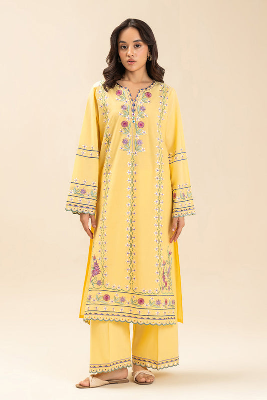 2 PIECE EMBROIDERED LAWN SUIT (PRET)