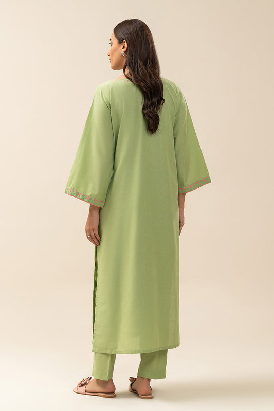 2 PIECE EMBROIDERED NEON NEPS SUIT (PRET)