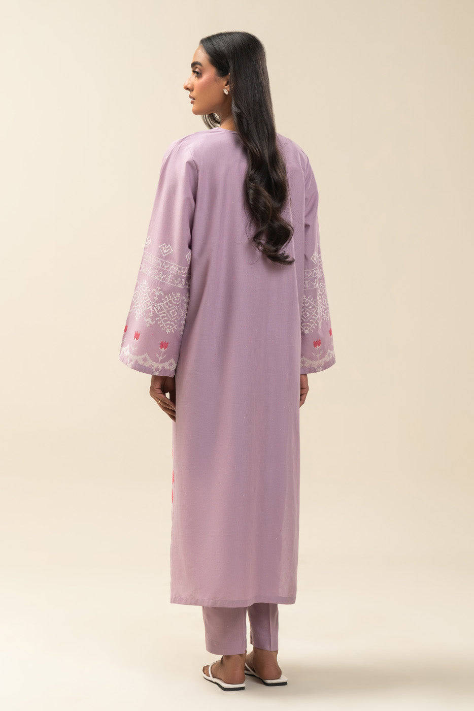 2 PIECE EMBROIDERED NEON NEPS SUIT (PRET)