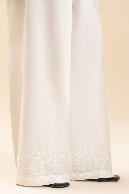 EMBROIDERED STRAIGHT PANTS